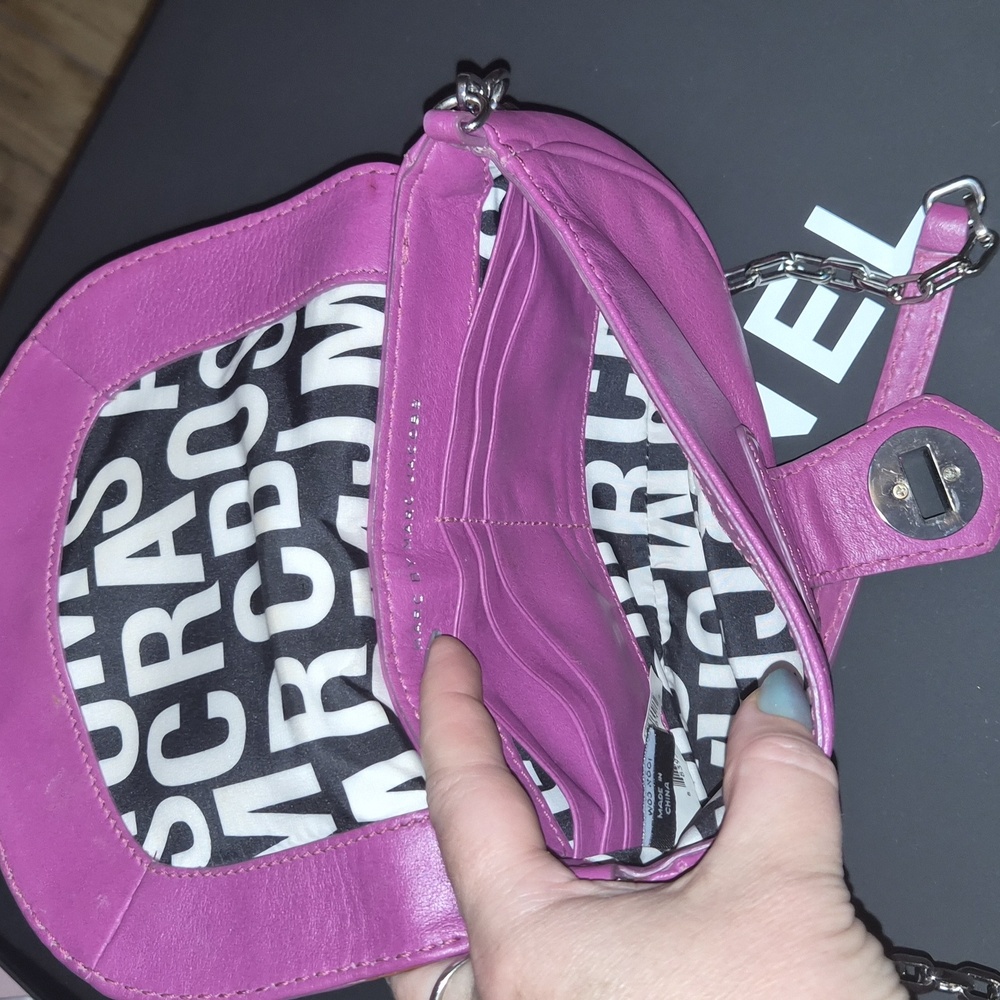 Marc By Marc Jacobs Magenta Leather Mini Crossbody - Picture 6 of 15